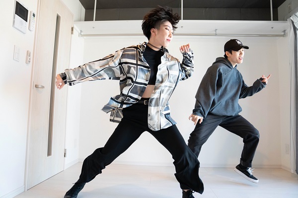 モデルルームのダンス