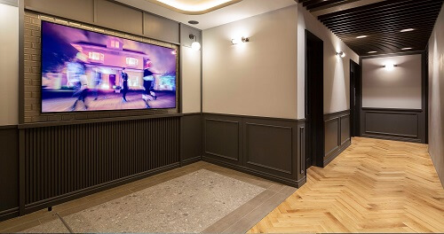 モデルルームのエントランス